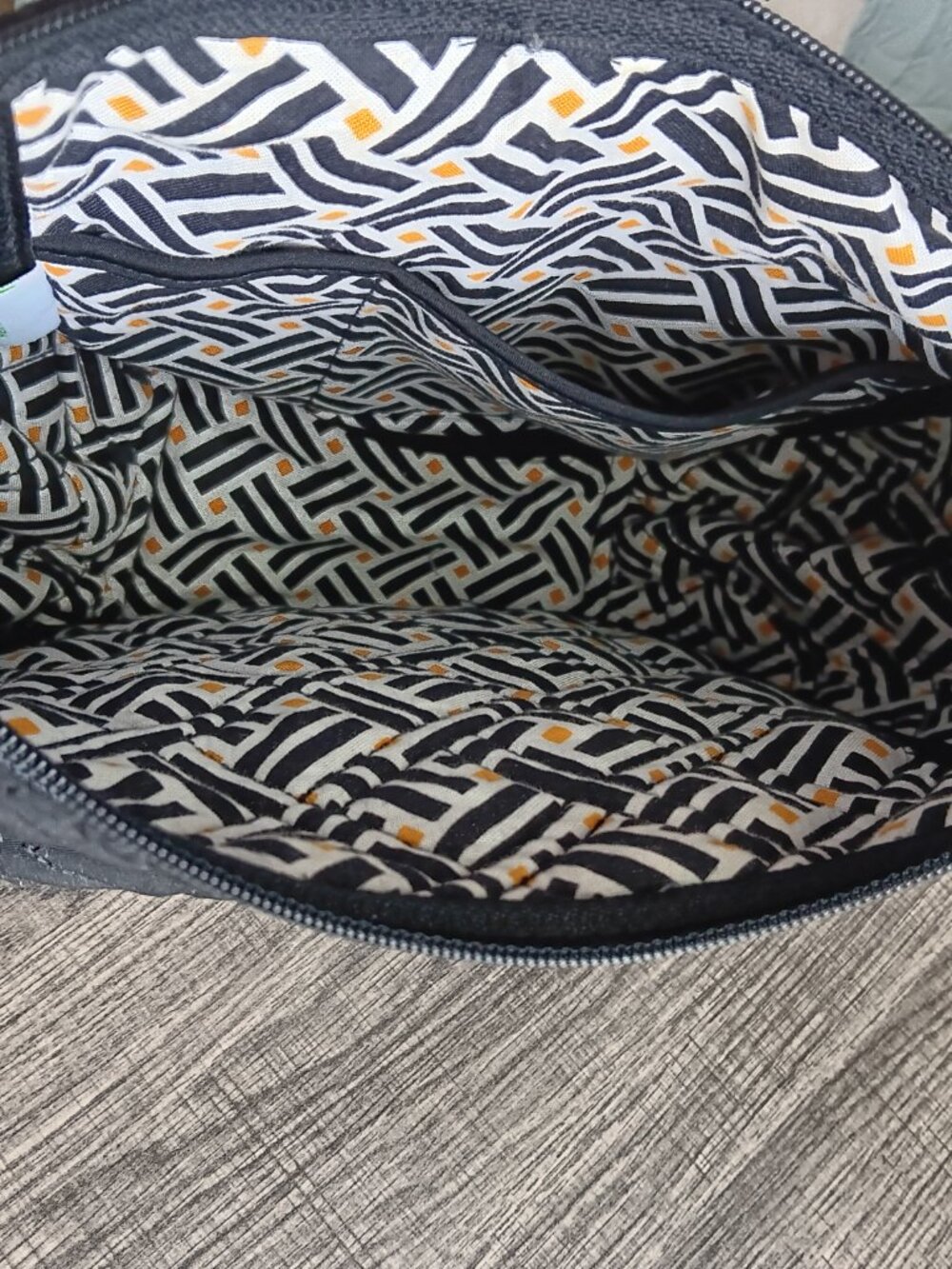 Vera Bradley Black Hobo Shoulder Bag - Picture 4 of 7
